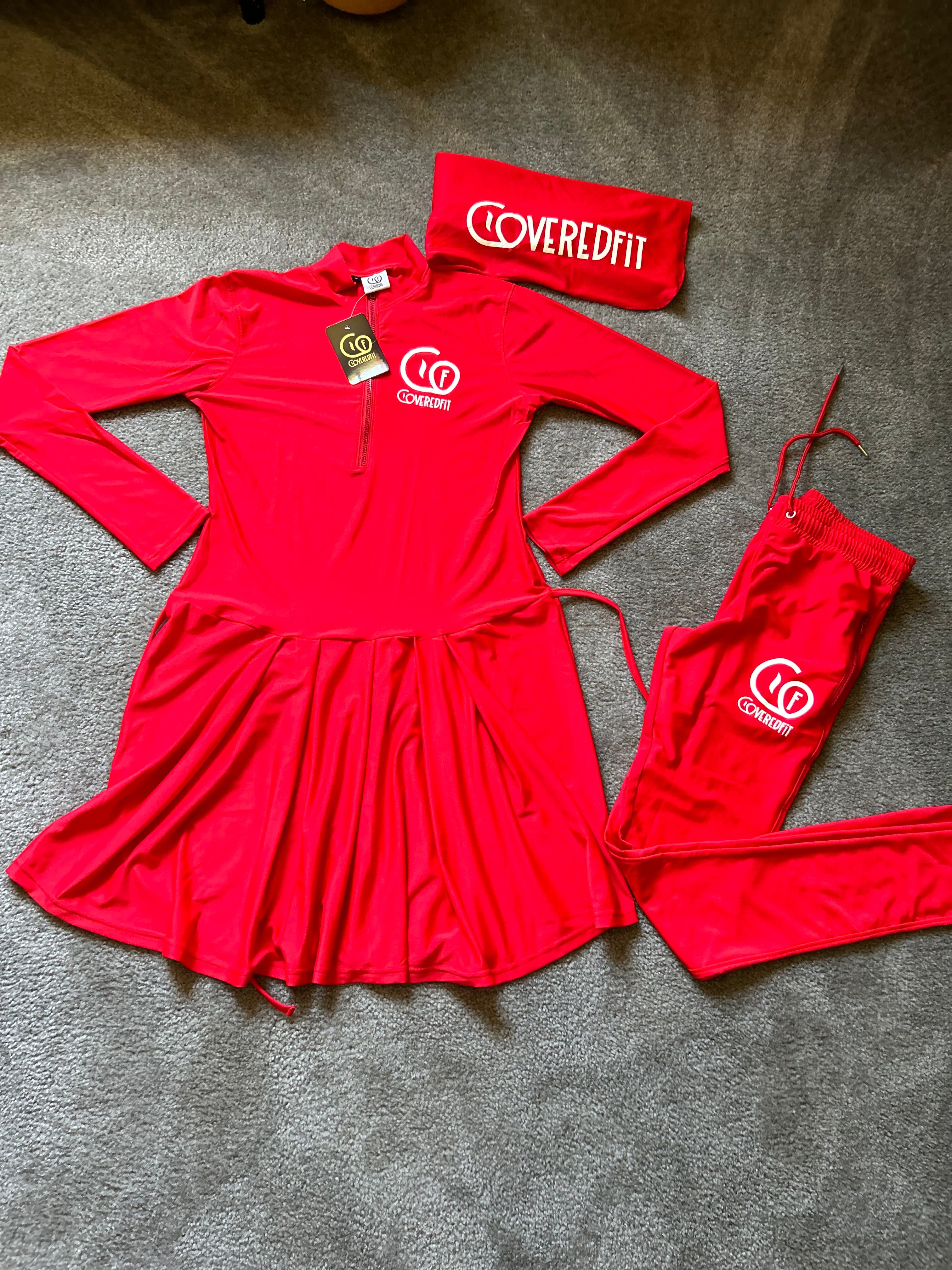 Activewear Skirt Fit Candy Apple Red