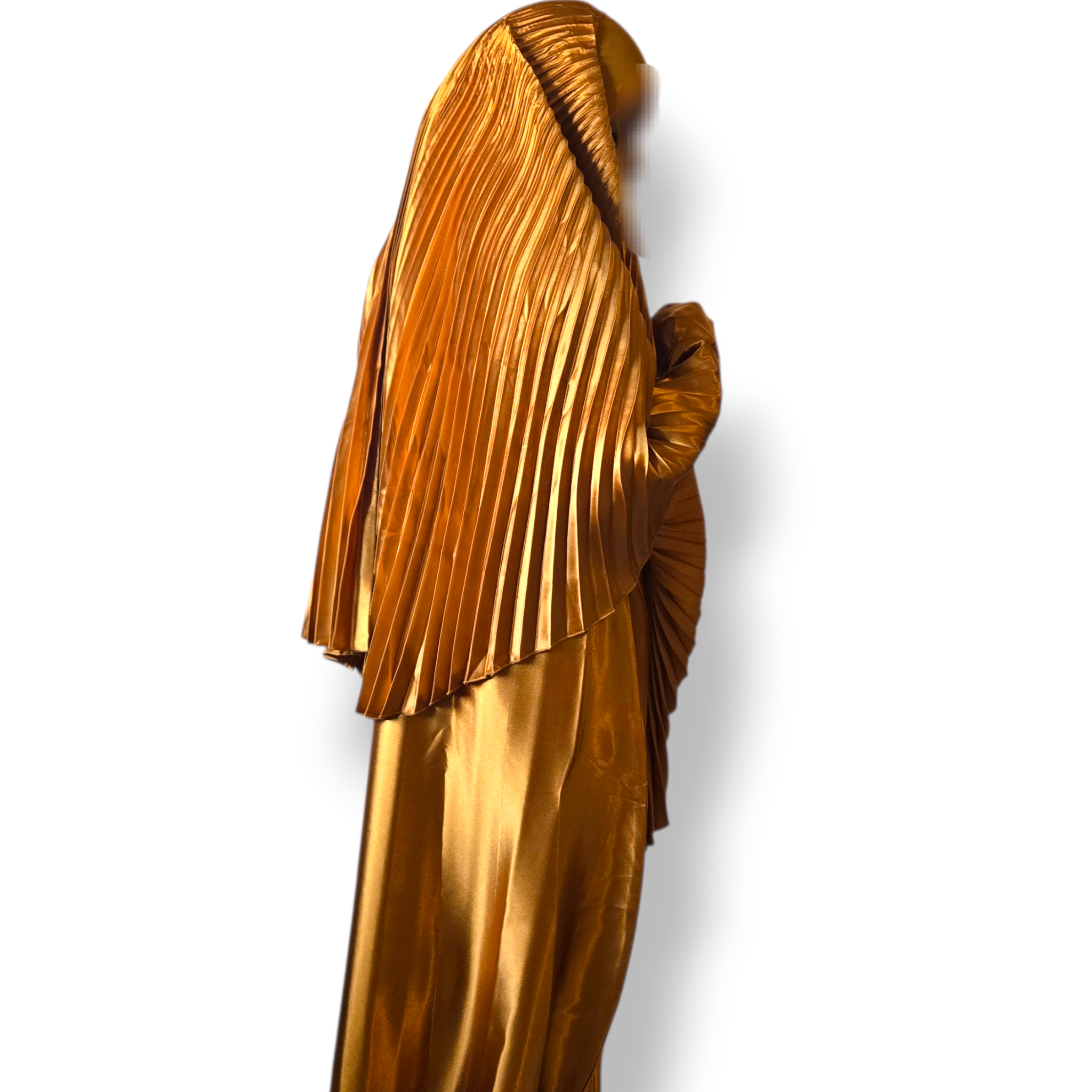 Pleated Poncho Abaya Set