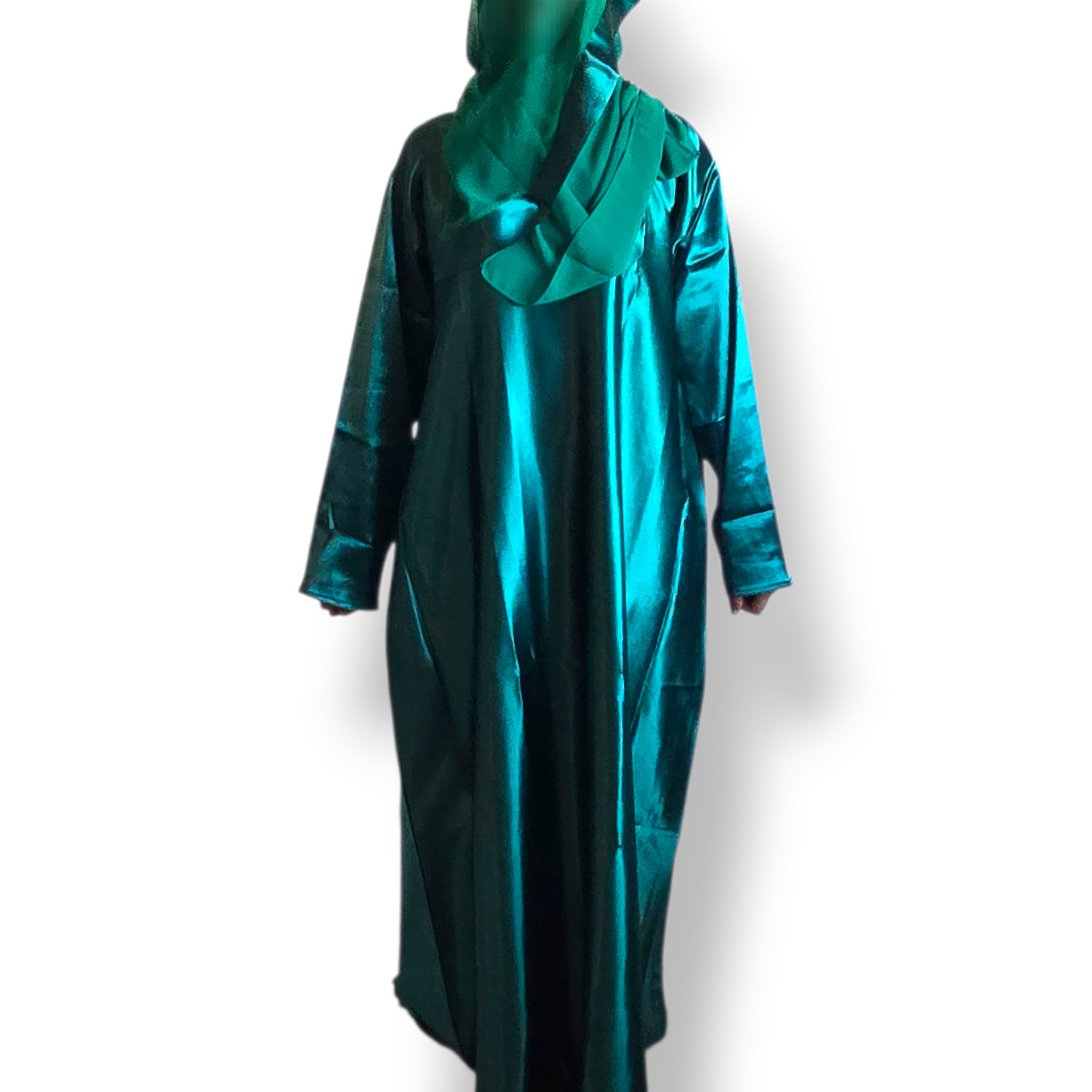 Pleated Poncho Abaya Set