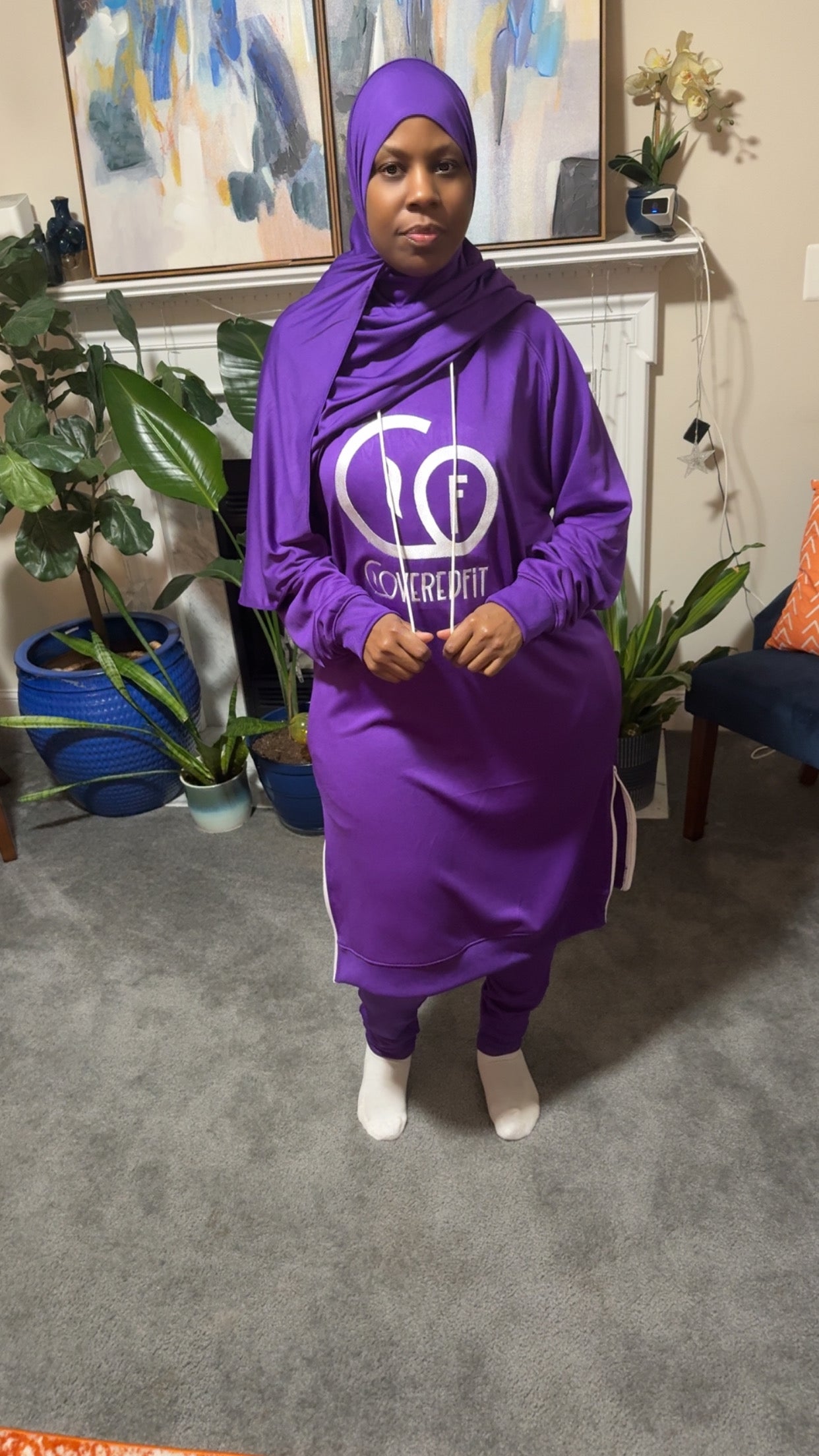 Royah Sweatsuit Purple