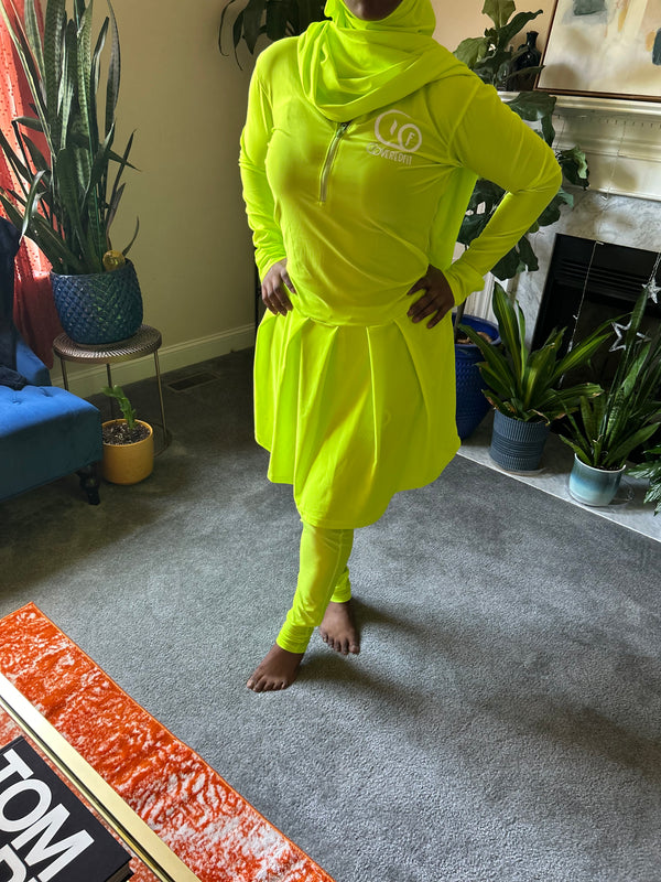 Activewear Skirt Fit Lime
