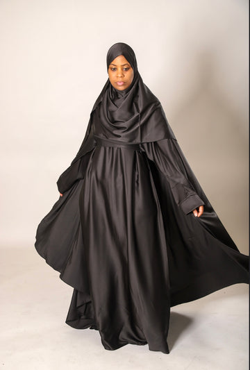 Saminah Satin Abayah & Cape
