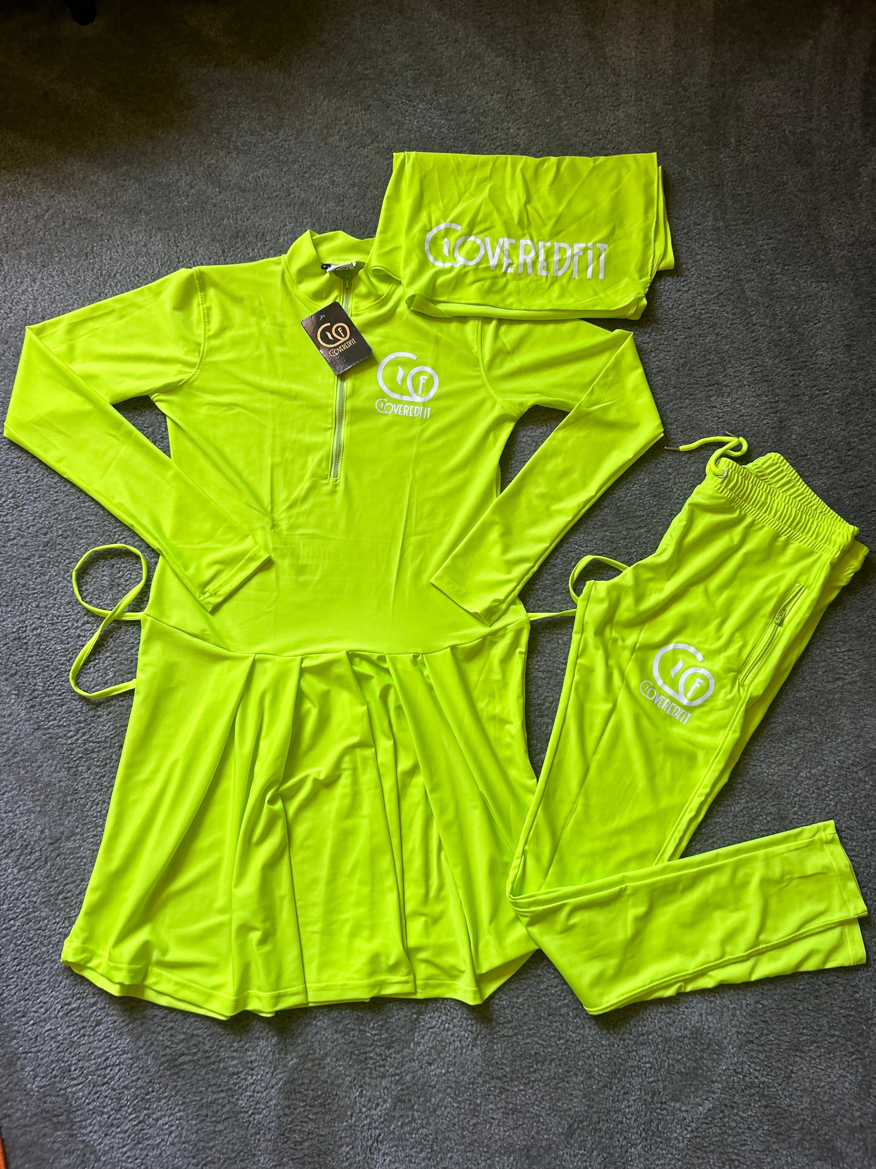 Activewear Skirt Fit Lime