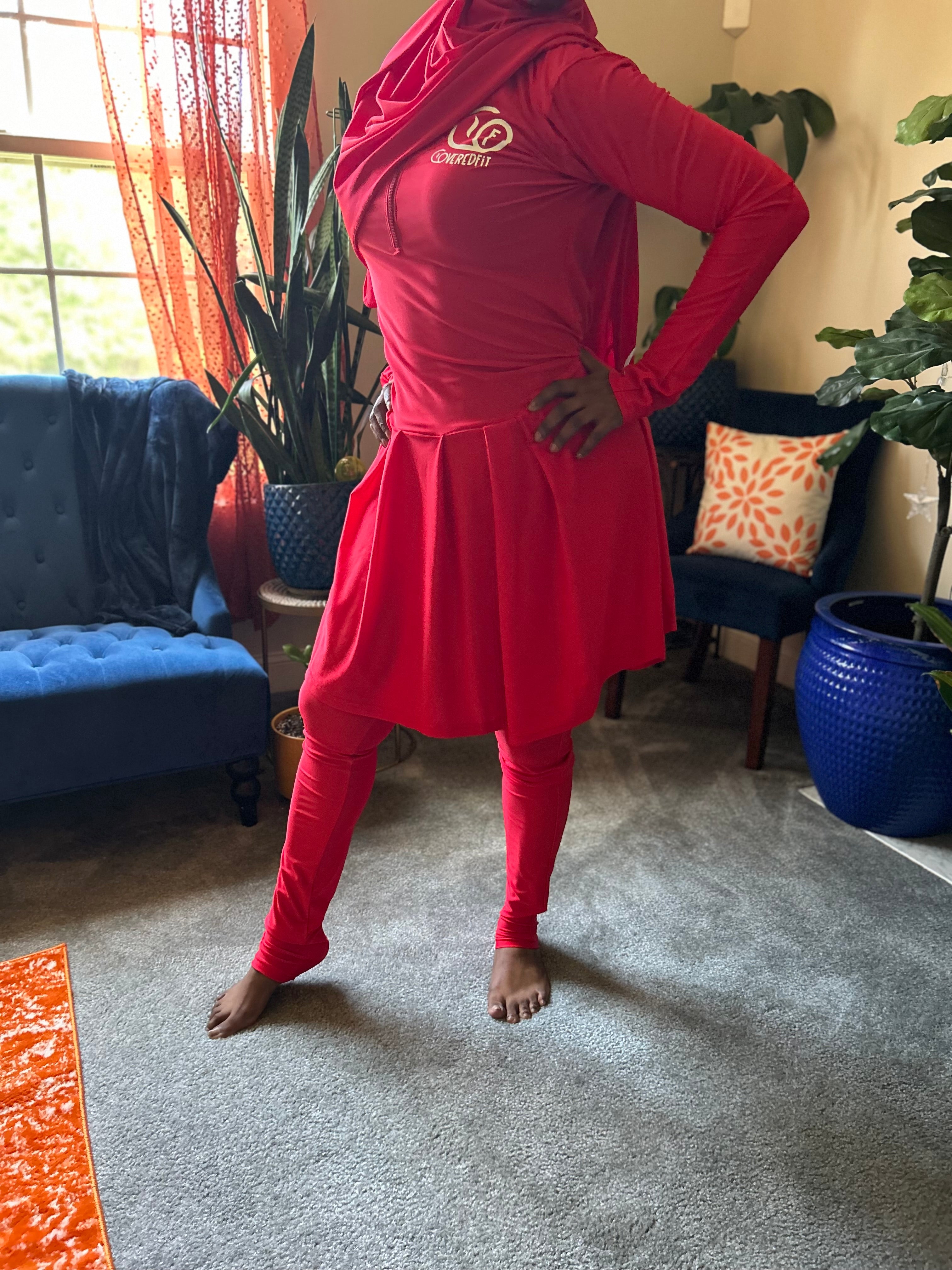 Activewear Skirt Fit Candy Apple Red