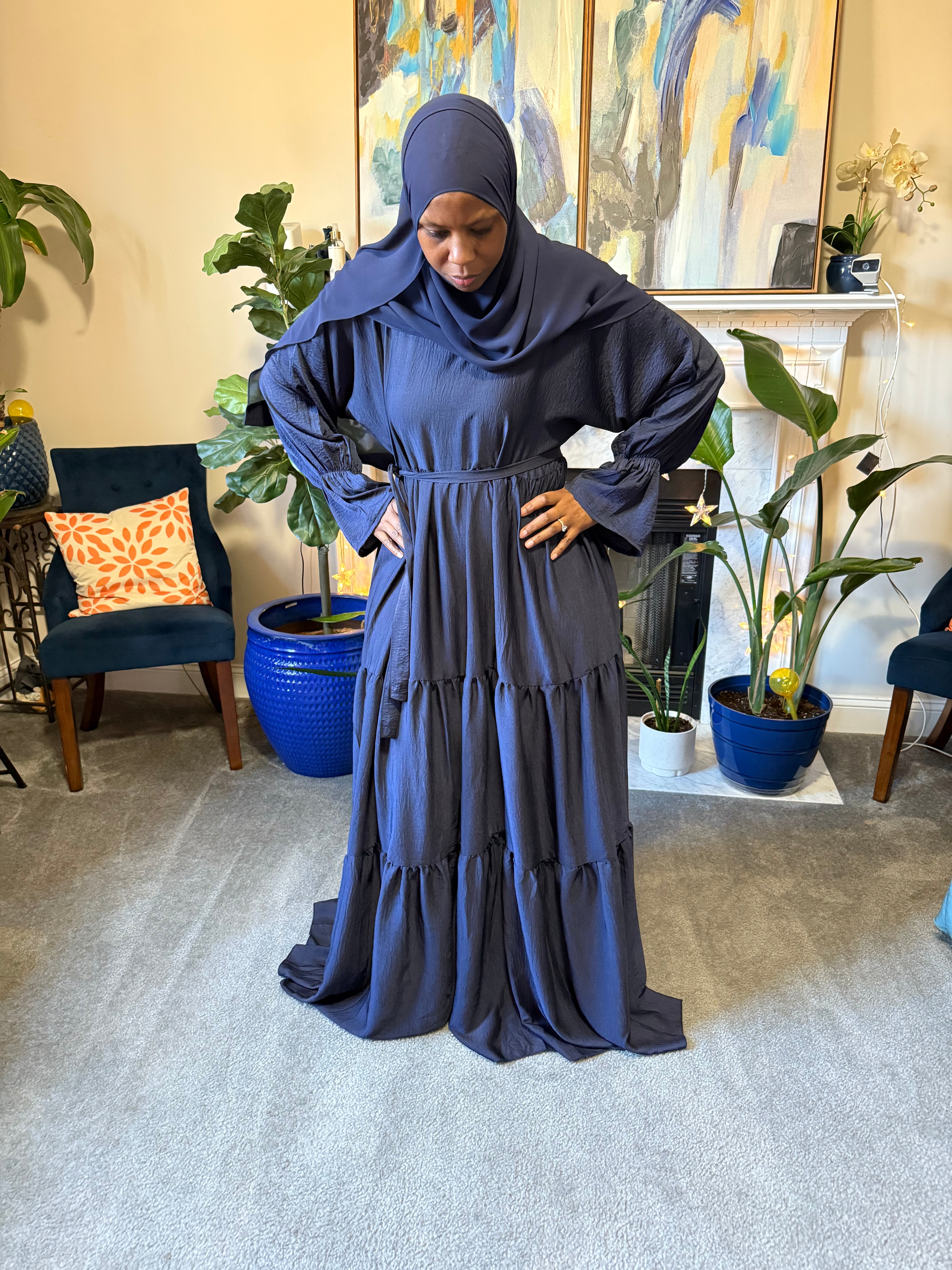 Nura Abayah (Navy Blue)