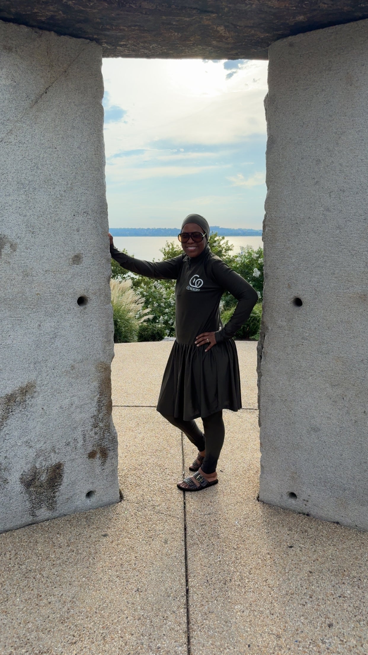 Activewear™ Tennis Skirt Fit (color Noir)