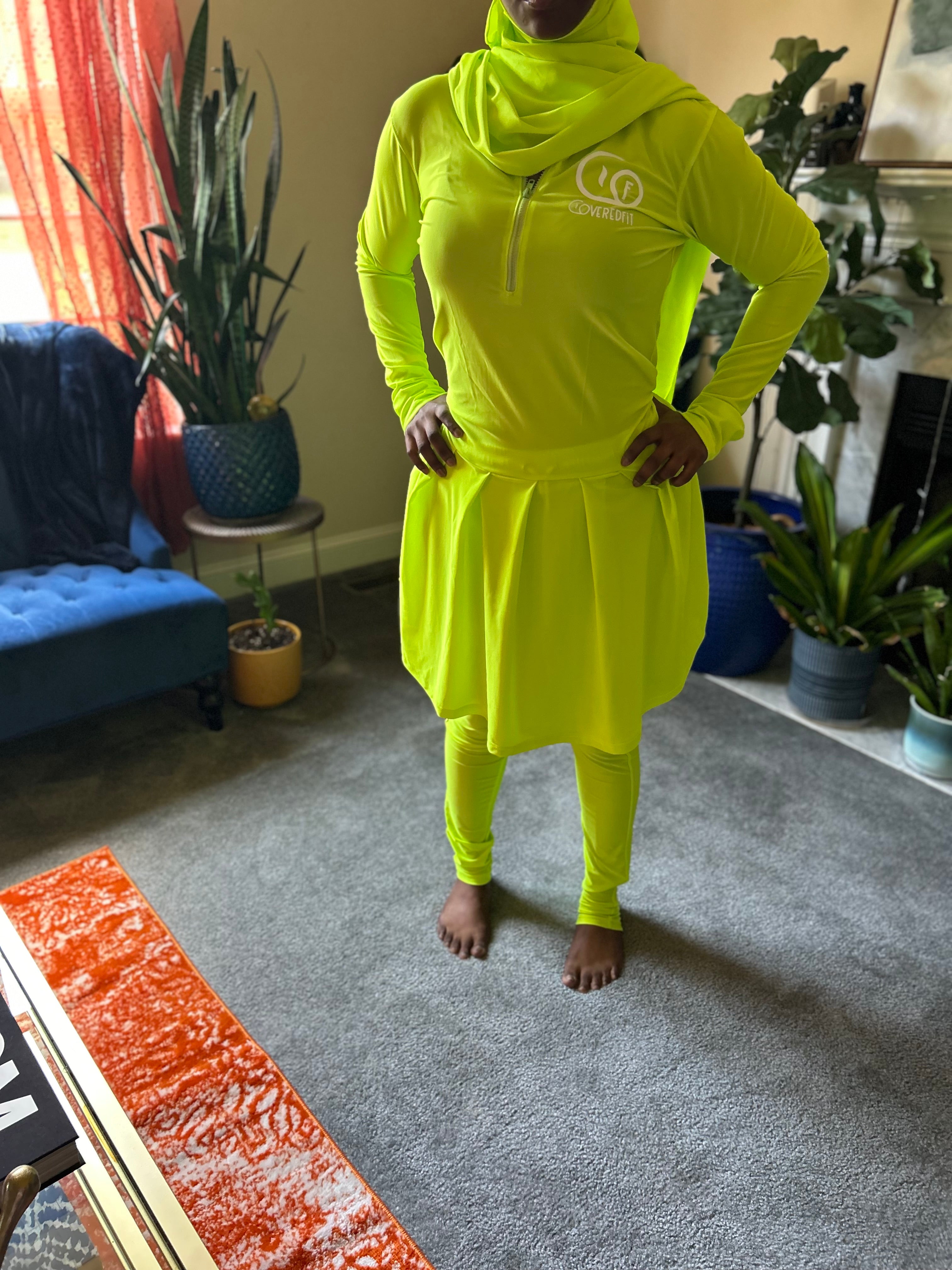 Activewear Skirt Fit Lime