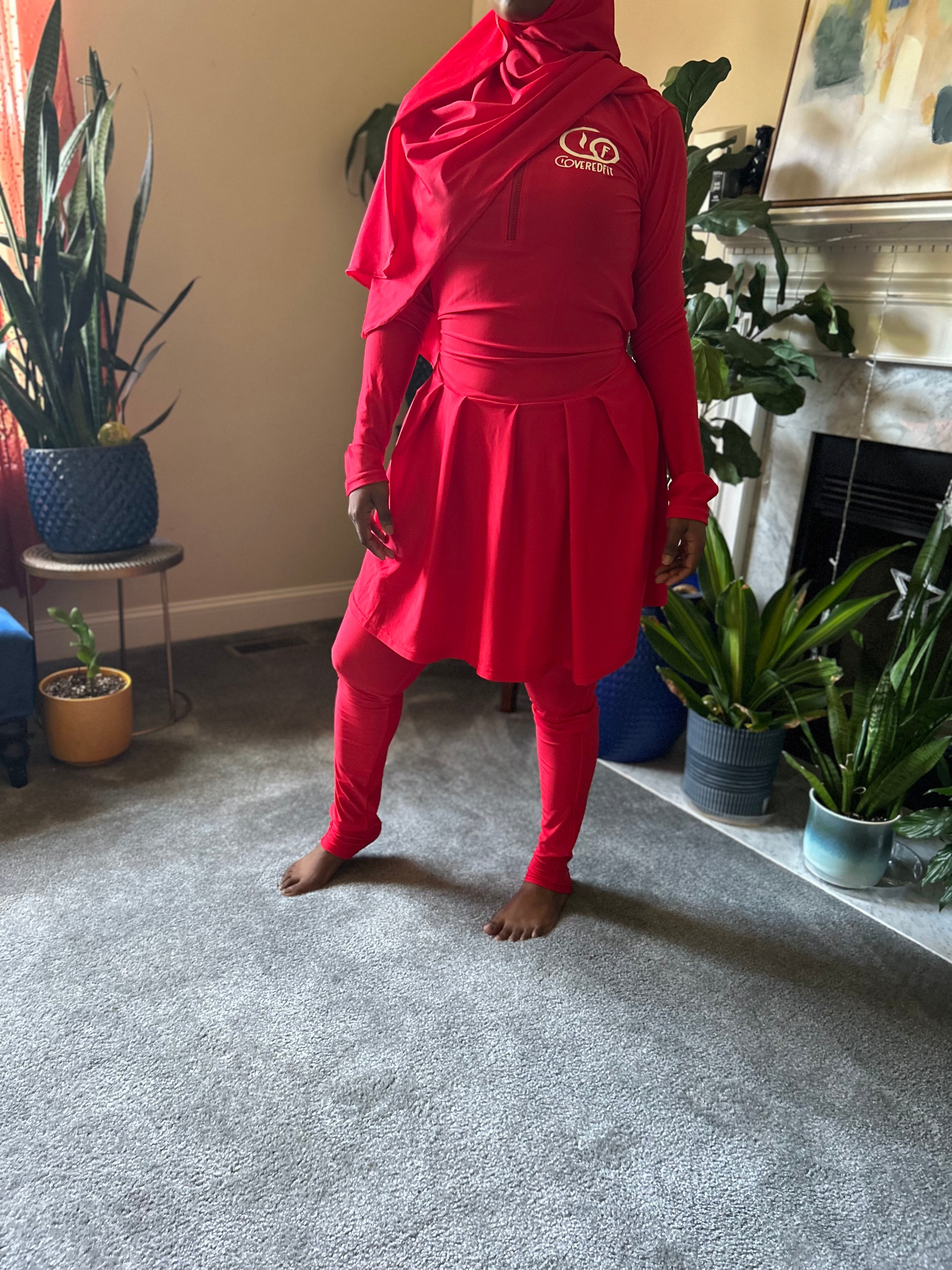 Activewear Skirt Fit Candy Apple Red