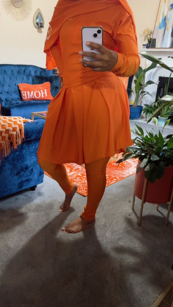 Activewear Skirt Fit Orange