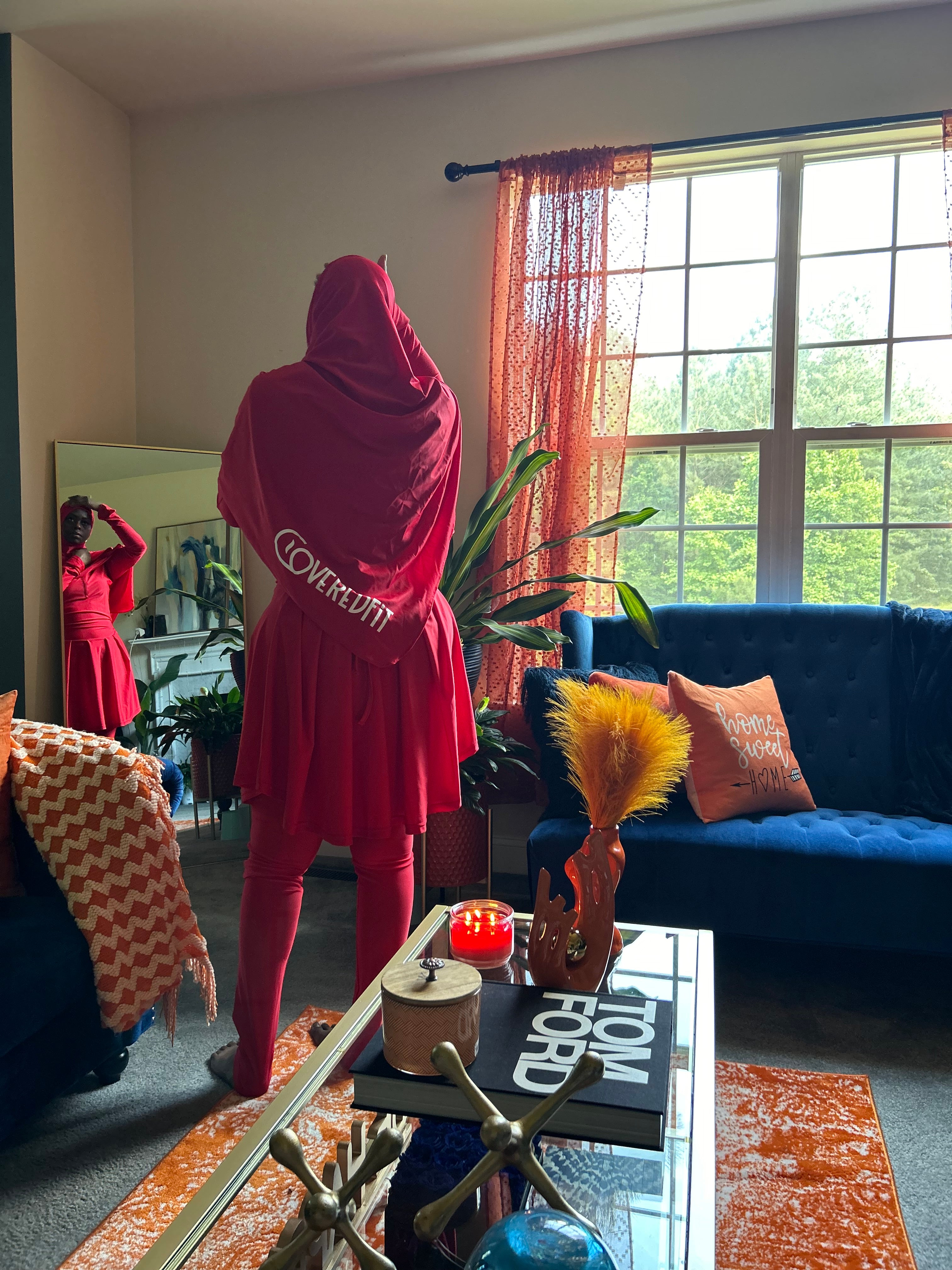 Activewear Skirt Fit Candy Apple Red