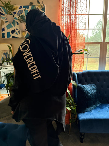 Asymmetric Luxe Sweatsuit (Black)