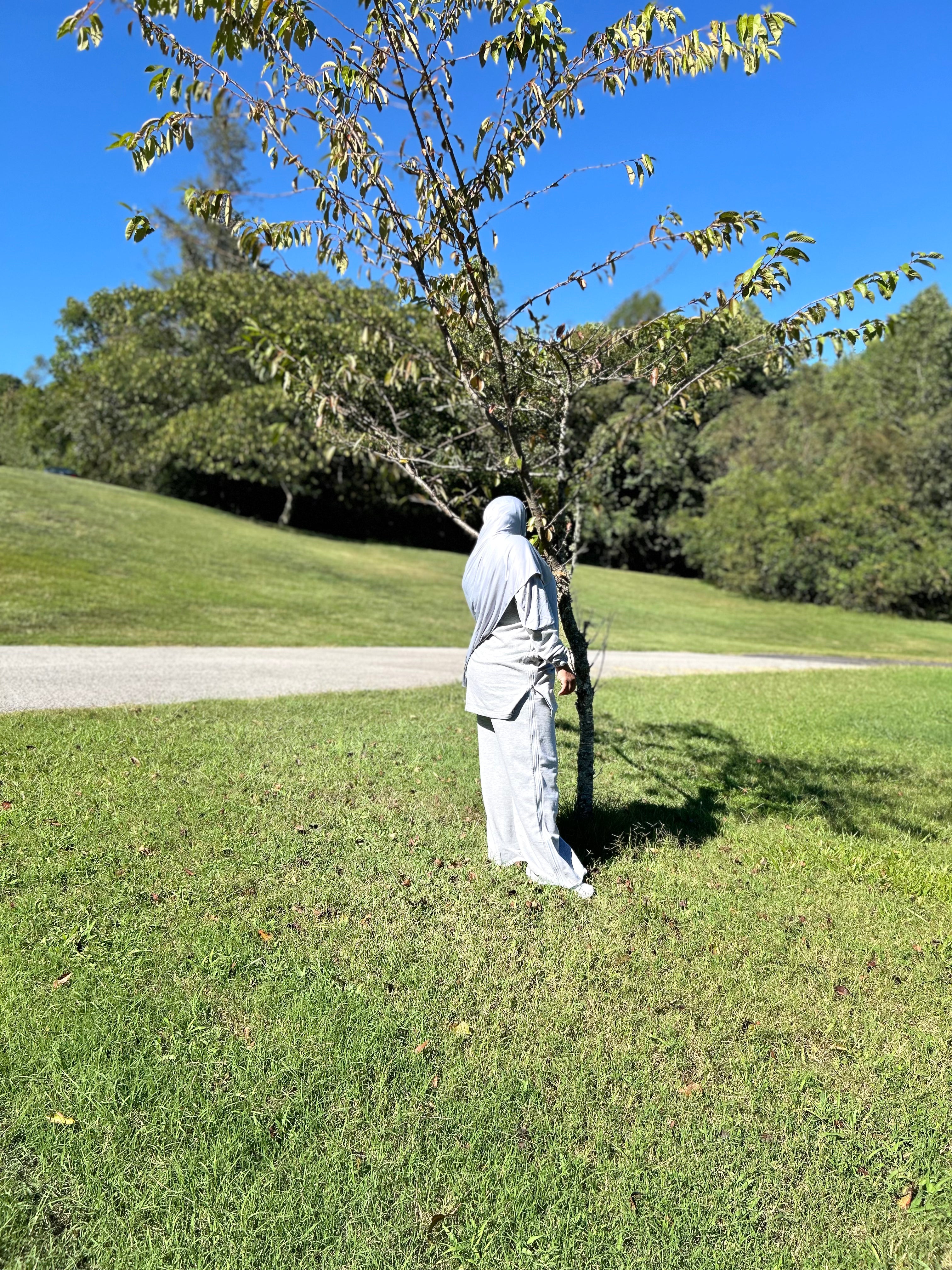 Zarah Zip Sweatsuit Gray