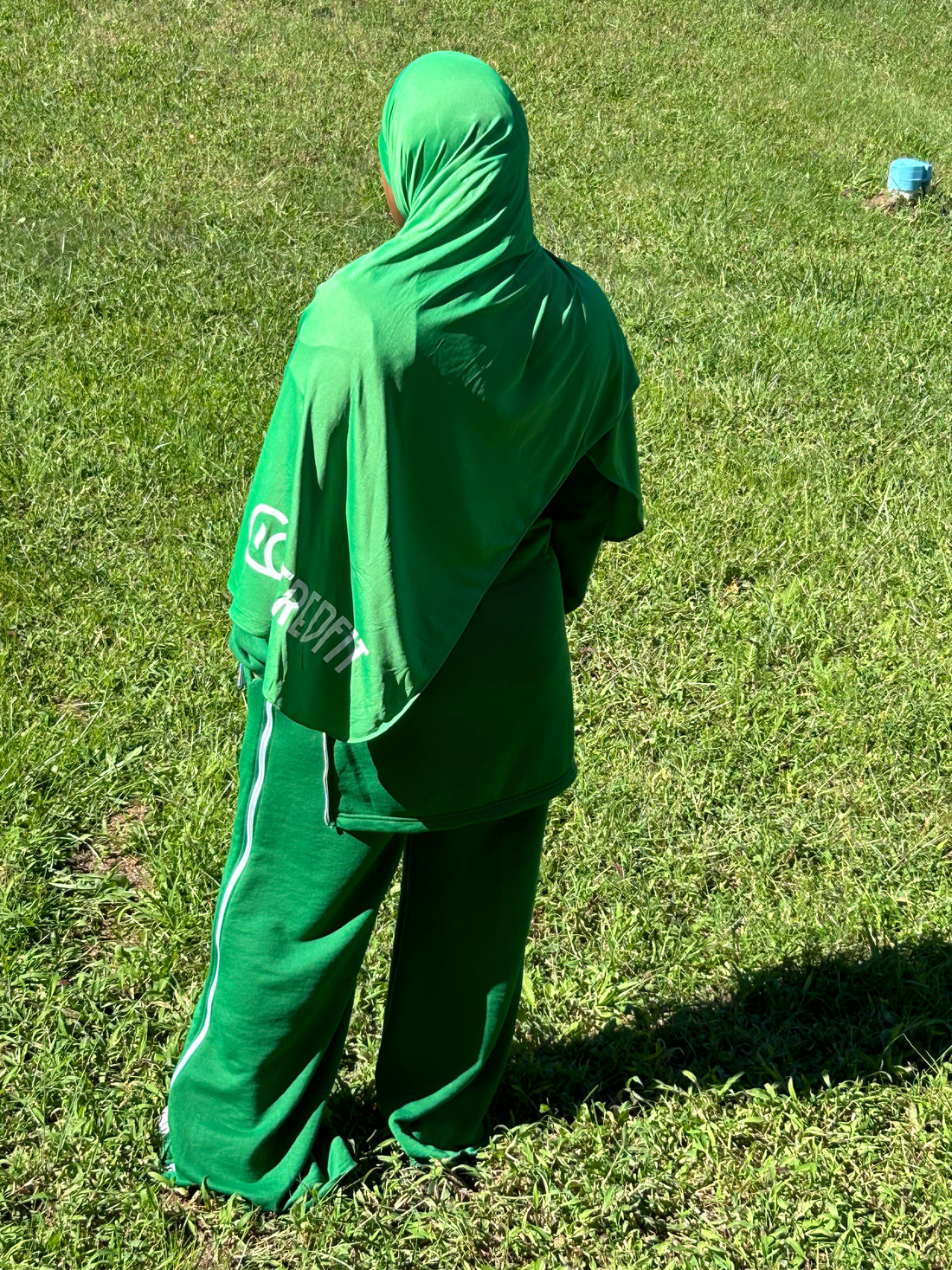 Zarah Zip Sweatsuit Green