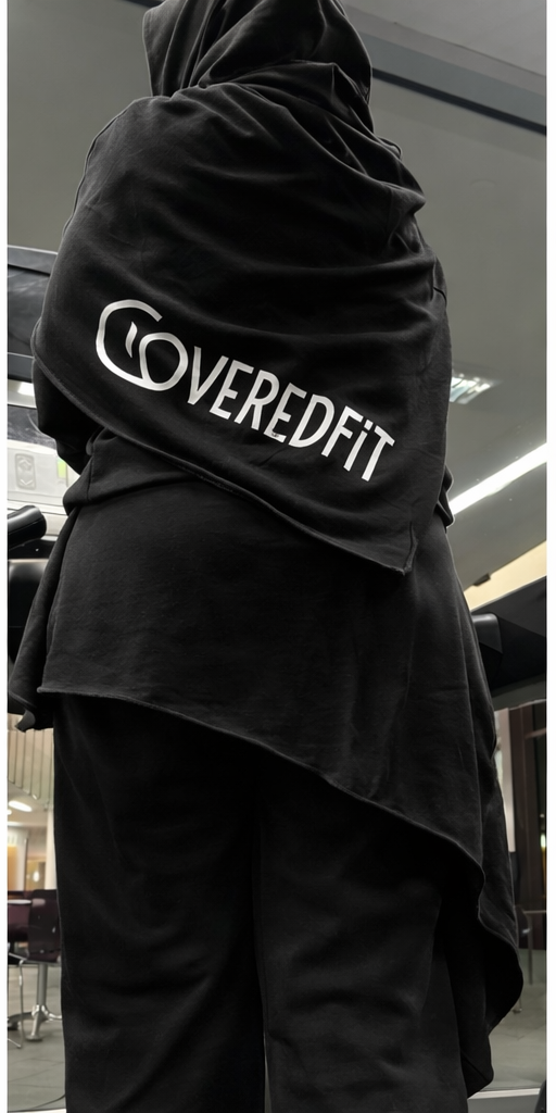 Asymmetric Luxe Sweatsuit (Black)