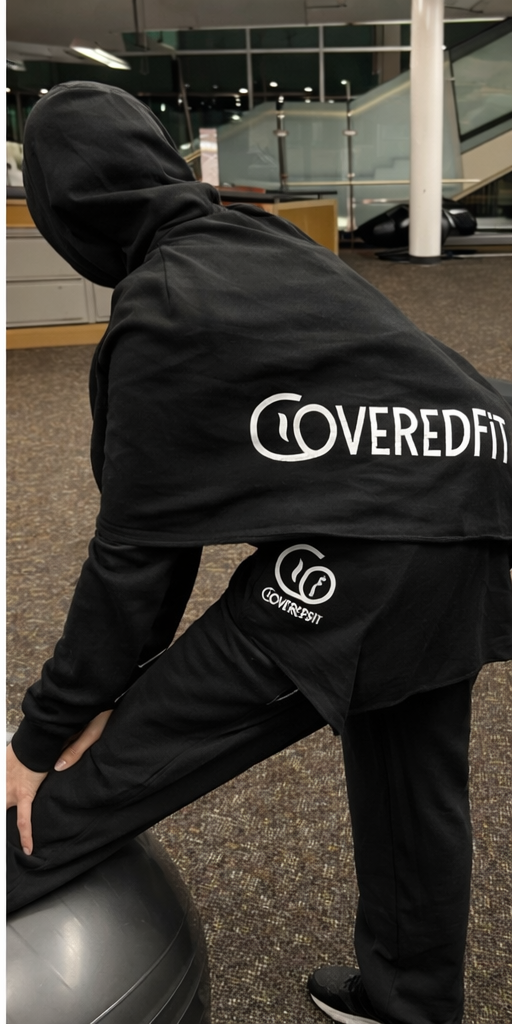 Asymmetric Luxe Sweatsuit (Black)