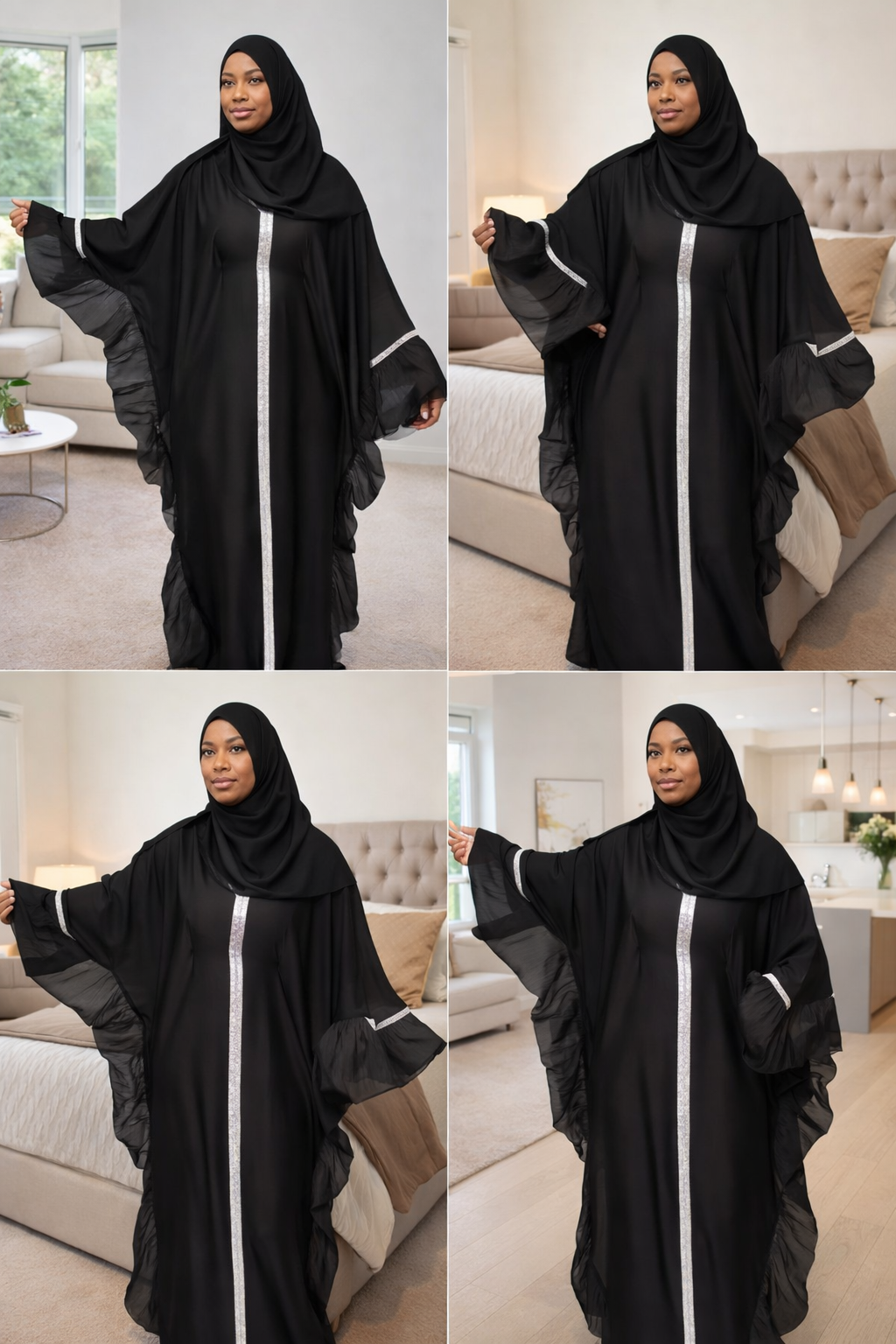 Kylia Kaftan Crystal Abayah
