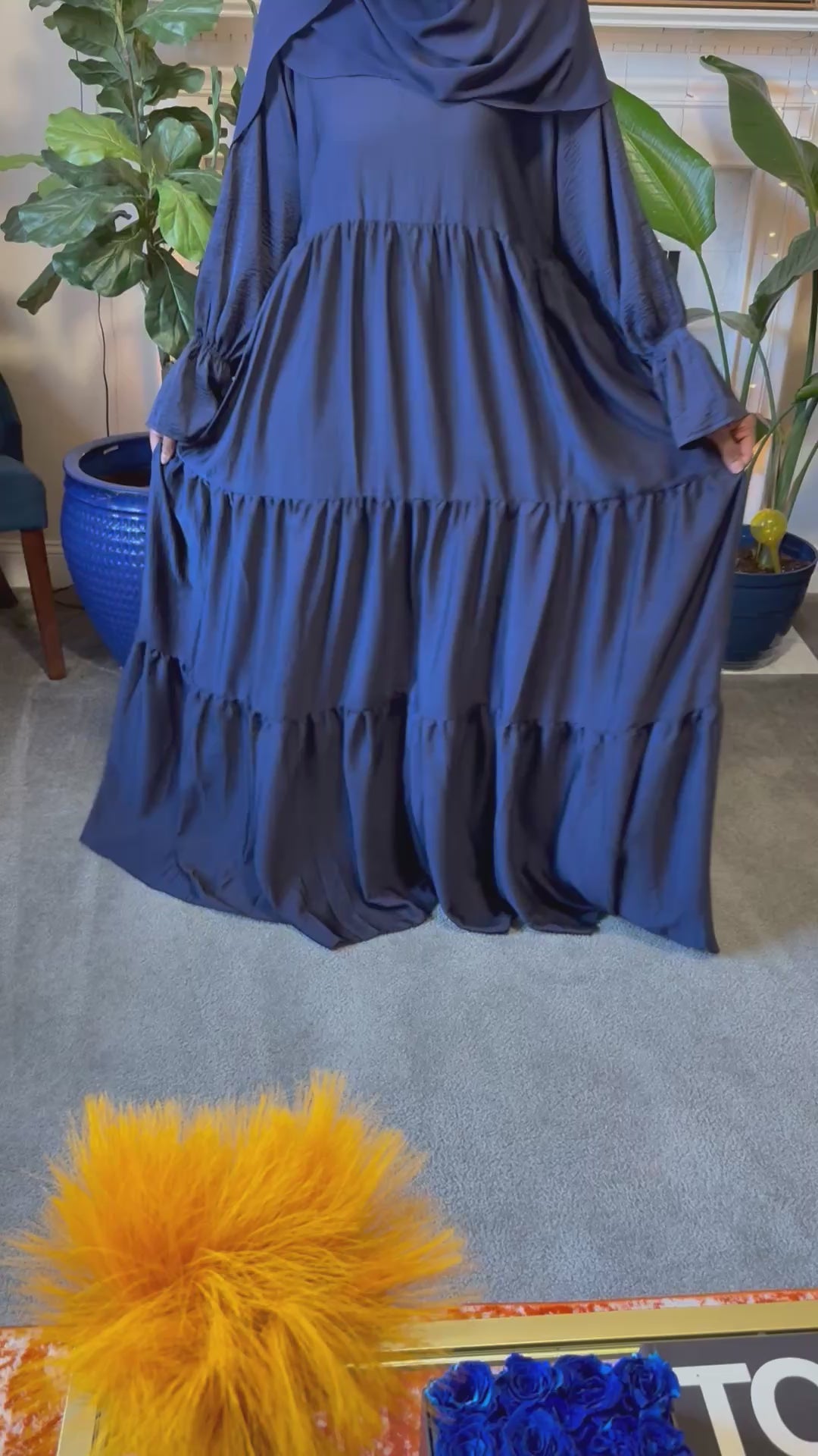 Nura Abayah (Navy Blue)